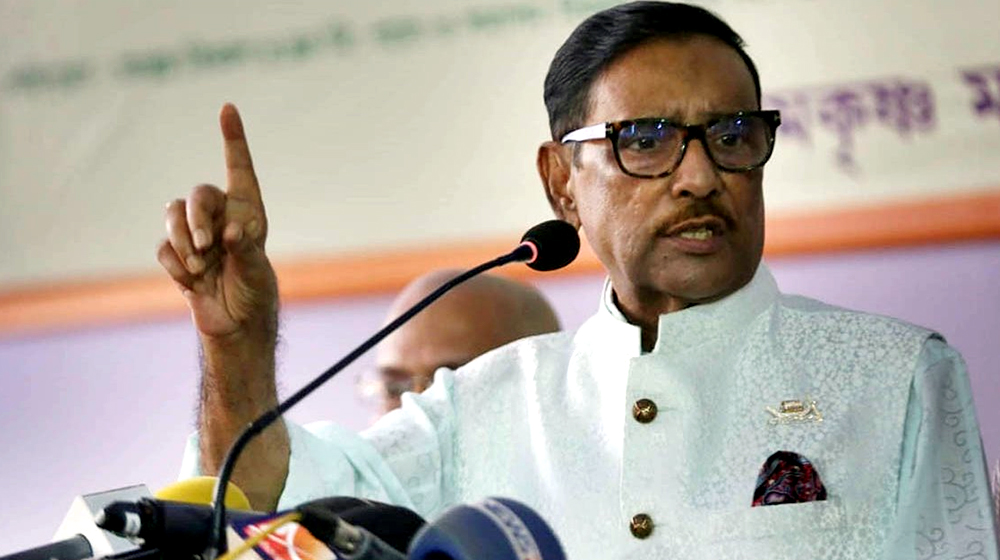 গন্তব্যে না পৌঁছানো পর্যন্ত নির্বাচনী ট্রেন থামবে না: ওবায়দুল কাদের