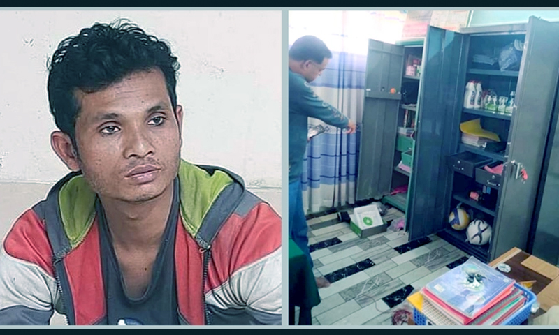  স্কুলের ১১টি তালা ভেঙে চুরি, ফেরার পথে পুলিশের হাতে ধরা