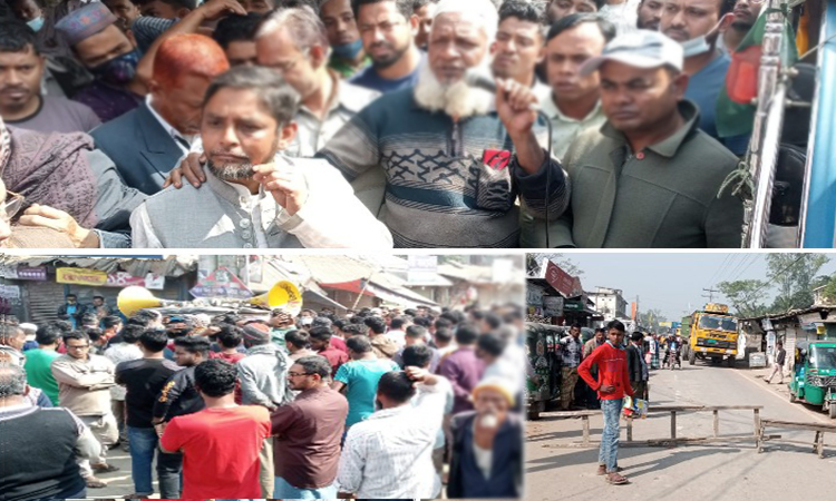 প্রেম ঘাটিত ব্যাপার নিয়ে দুই গ্রামের সংঘর্ষ, নিয়ন্ত্রণে পুলিশের গুলি