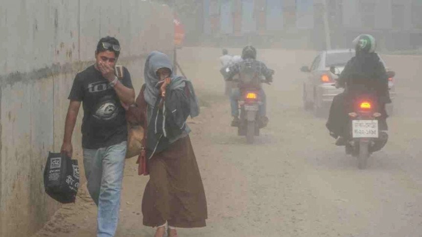 দূষিত শহরের তালিকায় ঢাকার অবস্থান দ্বিতীয়