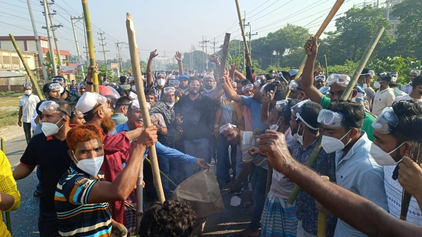 নারায়ণগঞ্জে বিএনপি-পুলিশ সংঘর্ষ, গুরুতর আহত ৩ পুলিশ সদস্য