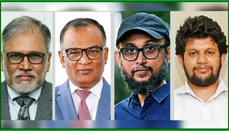 অন্তর্বর্তী সরকারের উপদেষ্টা পরিষদে আরও ৪ জন