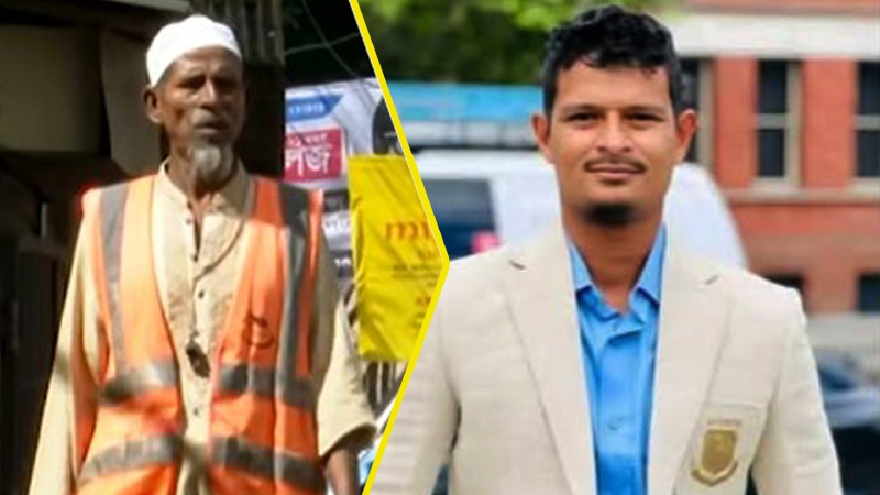 সংসার চালাতে নিরাপত্তাকর্মীর চাকরি করেন ক্রিকেটার নাসুমের বাবা