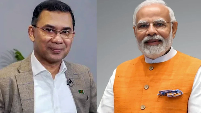 প্রধানমন্ত্রী তারেক রহমানকে অভিনন্দন জানালেন নরেন্দ্র মোদি