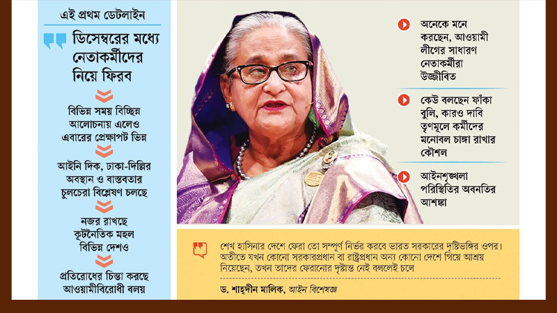 আলোচনায় হাসিনার দেশে ফেরা
