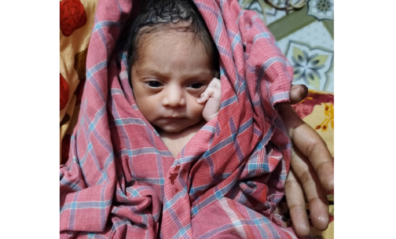 বাজারের ব্যাগে জীবিত নবজাতক, খাচ্ছিল পিঁপড়ায়!