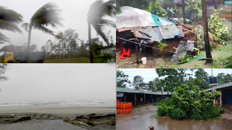 মোখায় লণ্ডভণ্ড সেন্টমার্টিন, গাছচাপায় নারীসহ নিহত ২