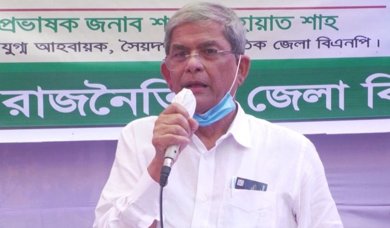খালেদা জিয়াকে নিয়ে প্রধানমন্ত্রীর বক্তব্য অশালীন: ফখরুল