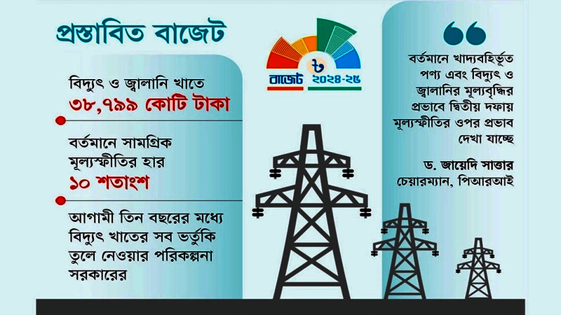 বিদ্যুৎ-জ্বালানির দাম বাড়ালে  মূল্যস্ফীতির লাগাম টানা যাবে না
