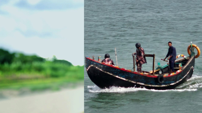মিয়ানমারের মর্টারশেলের শব্দে কাঁপছে টেকনাফ