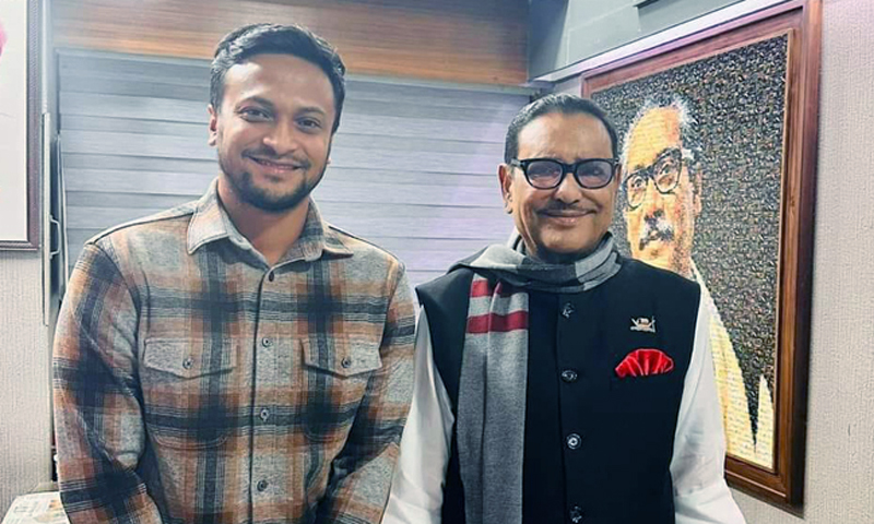সাকিব এখন থেকে রাজনীতি করবেন: কাদের