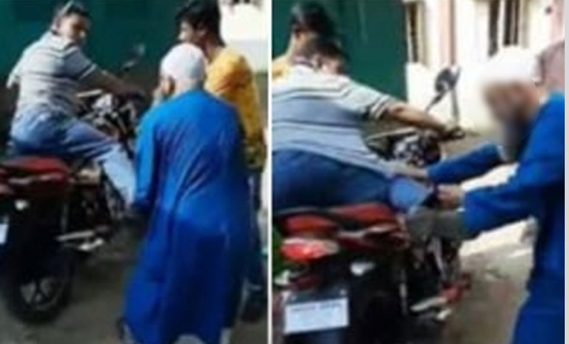 বাবাকে লাথি মেরে লাঞ্চিত করায় শিক্ষক ছেলে গ্রেপ্তার