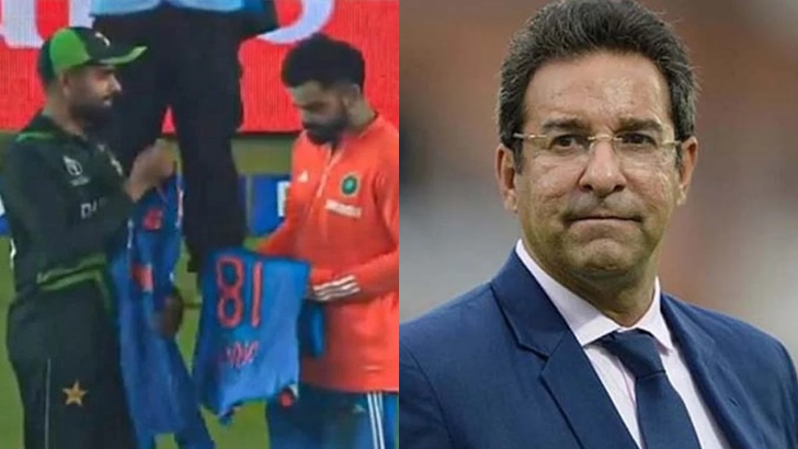 বাবরকে জার্সি উপহার কোহলির, ক্ষুব্ধ আকরাম