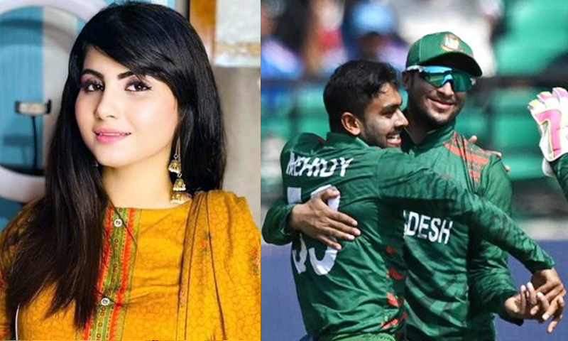 সাকিবরা ভারতকে হারালে ডেটে যাবেন পাকিস্তানি অভিনেত্রী