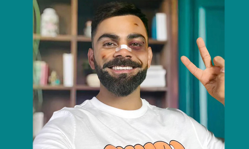 বিরাট কোহলিকে মারলো কে?
