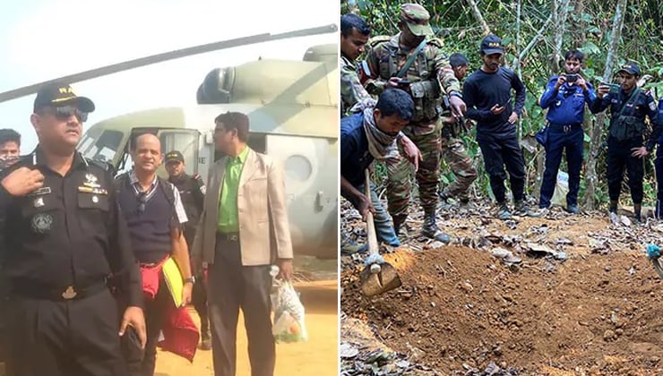 জঙ্গির কবর খুঁড়ে মিলল ‘কম্বল’, উধাও লাশ!