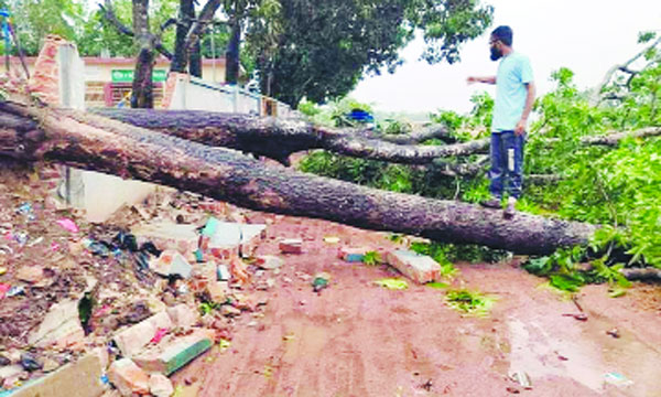 ভাটার টানেই রক্ষা মোখায় লণ্ডভণ্ড সেন্টমার্টিন