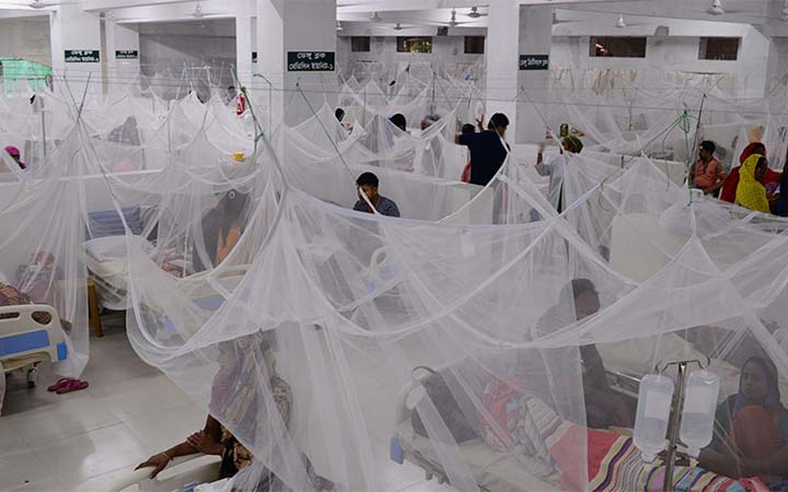 ডেঙ্গুতে কাতর রাজধানী, হাসপাতালে সিট সঙ্কট
