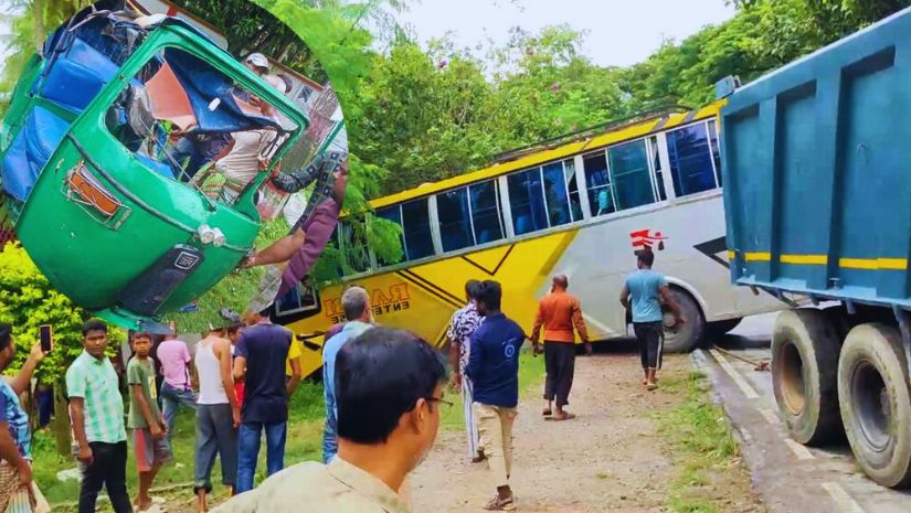 বাস-সিএনজি সংঘর্ষে জাহাঙ্গীরনগর বিশ্ববিদ্যালয়ের দুই শিক্ষার্থী নিহত