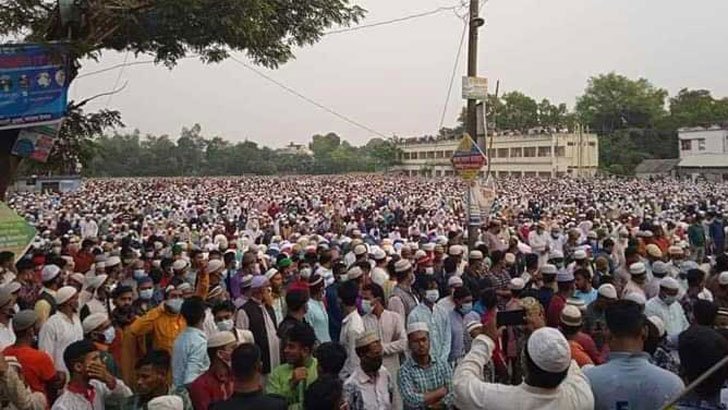লাখো মানুষের ভালোবাসায় গোলাম সারোয়ার সাঈদীর শেষ বিদায়