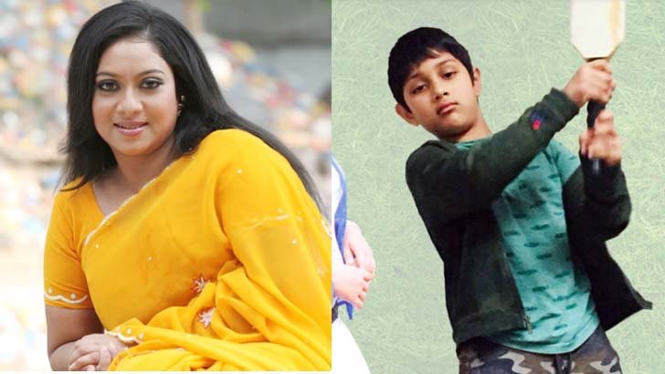 ছেলেকে ক্রিকেটার বানাতে চান শাবনূর