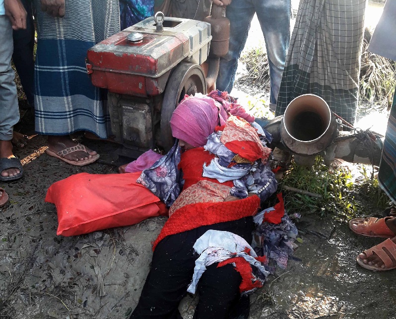 কুমিল্লায় ইটভাটার সেচ মেশিনে বোরকা পেঁচিয়ে প্রাণ গেলো কলেজ ছাত্রীর