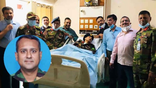 আট বছর কোমায় থাকা কর্মকর্তাকে বিরল সম্মাননা দিল সেনাবাহিনী